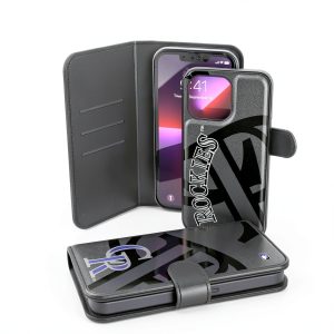 Colorado Rockies iPhone Wallet Case PU Leather Licensed-0